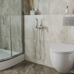 Смеситель для душа DK Rhein.Marx с гигиеническим душем встраиваемый (DA1394581)