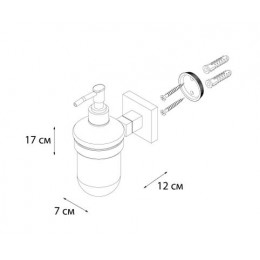 Дозатор жидкого мыла FIXSEN Metra (FX-11112)