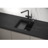 Кухонная мойка GRANULA Kitchen Space (4501U, ШВАРЦ)