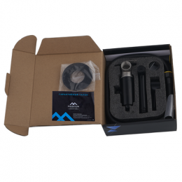 Смеситель встраиваемый FASHUN в комплекте с гигиенической лейкой, черный (A57803-7)