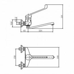 Смеситель для кухни FASHUN (A4654)