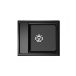 Кухонная мойка GRANULA Kitchen Space (6004, ШВАРЦ)