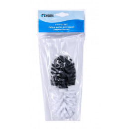 Набор щеток для ершей FIXSEN KVADRO черная, белая (FX-61313BC)