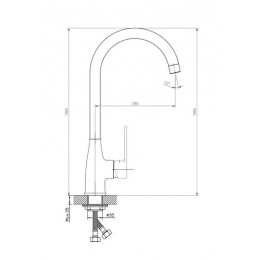 Смеситель для кухни ESKO "Belgrade" (BD 519)