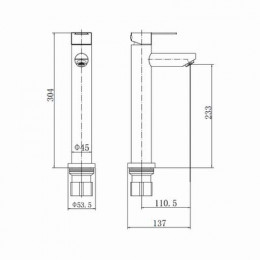Смеситель для умывальника FASHUN (A51201-8)