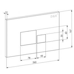 Комплект DK DS1511602 унитаз DT1516016, инсталляция DI8055119, клавиша смыва DB1519016