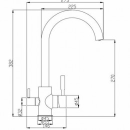 Смеситель для кухни FASHUN (A4397)