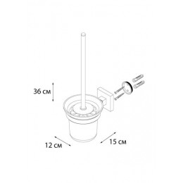 Ерш для туалета FIXSEN Metra (FX-11113)