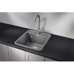 Кухонная мойка GRANULA Standart (4202, ГРАФИТ)