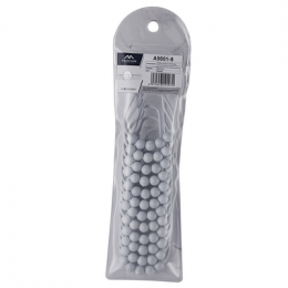 Кольца с роликами и замком FASHUN для навеса шторок в ванную комнату (A9001-8)