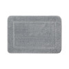 Коврик для ванной комнаты, 65х45, микрофибра, серый, IDDIS, (PSQS06Mi12)