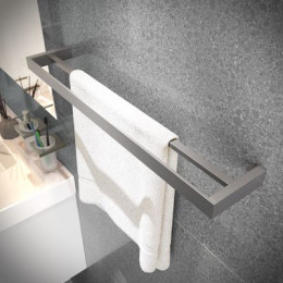 Полотенцедержатель двойной Timo Petruma черное золото (15256/18)