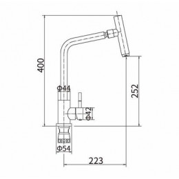 Смеситель для кухни FASHUN (A54001-A)