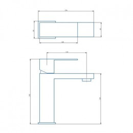 Смеситель для раковины Haiba (HB10803-2)