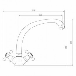 Смеситель для кухни FASHUN (A4219-2)