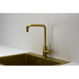 Смеситель для кухни GRANULA (7110, ЗОЛОТО САТИН)