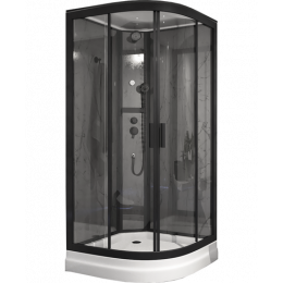 Душевая кабина Timo Premium ILMA Black 90*90*222 (ILMA909B)