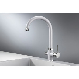 Смеситель для кухни GRANULA (2168, АЛЮМИНИУМ)