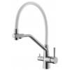 Смеситель для кухни ESKO R-излив, с подключением к фильтру, белый (K25 W)