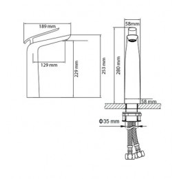 Смеситель для раковины Timo Olivia (3211/00-16F chrome white)