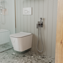 Смеситель D&K для душа с гигиеническим душем встраиваемый Bayern.Liszt (DA1514501)