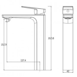 Смеситель для раковины Haiba (HB11810)