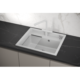 Кухонная мойка GRANULA Kitchen Space (6003, АРКТИК)