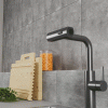 Смеситель для кухни с выдвижной лейкой RUSH Tinos (TI3732-18Grey)
