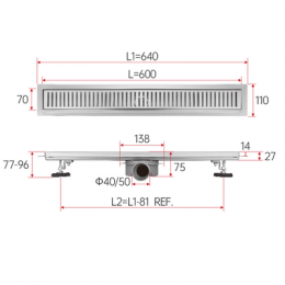 Дренажный канал FASHUN (A536005)