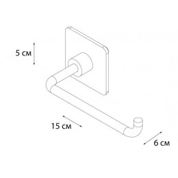 Бумагодержатель FIXSEN Square (FX-93110)
