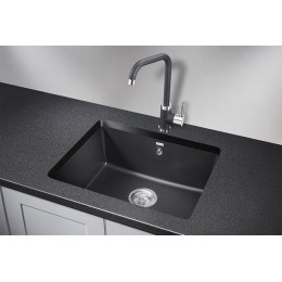 Кухонная мойка GRANULA (5551, ЧЁРНЫЙ)