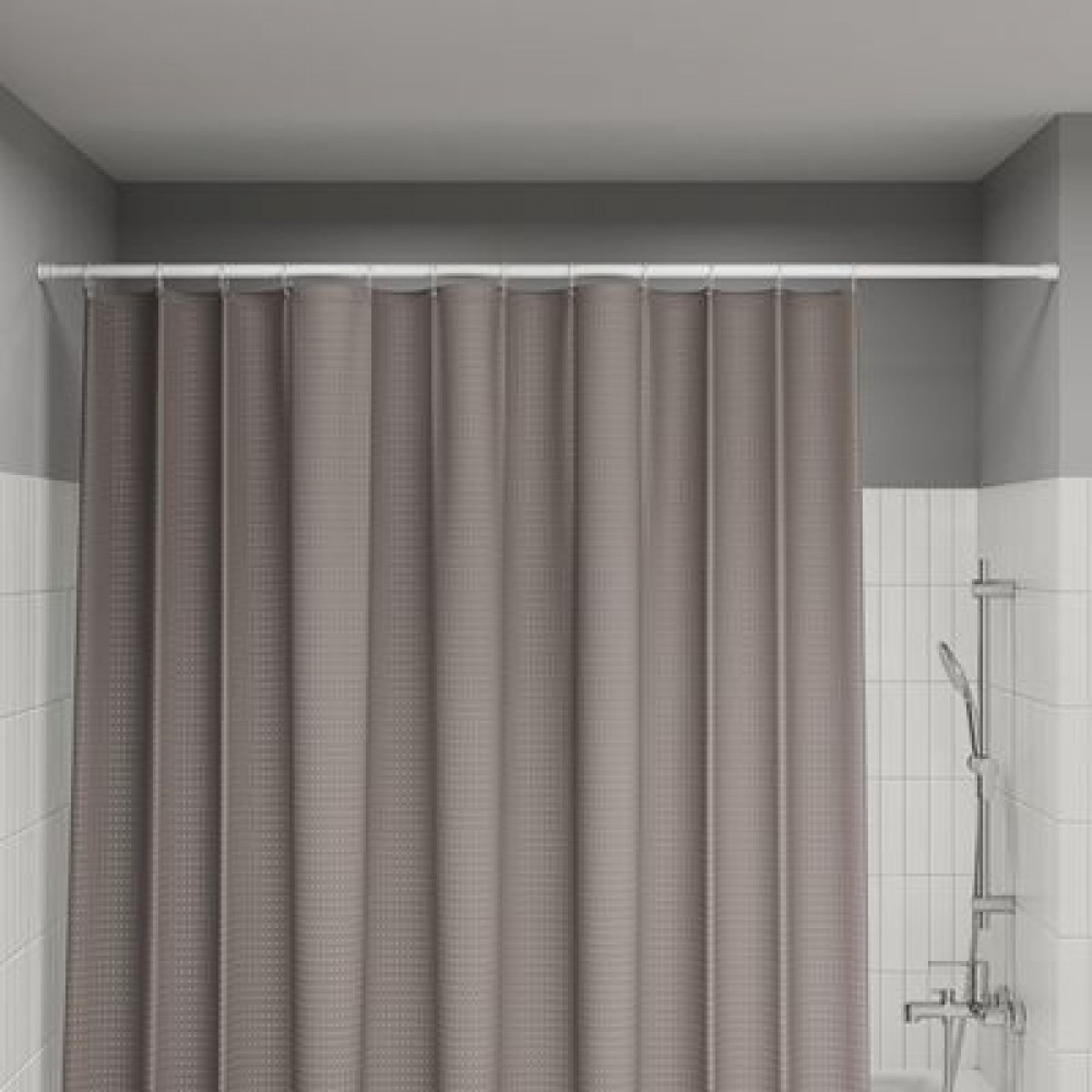 Карниз для ванной комнаты IDDIS Elegante 110-200 см, белый матовый (SRW0120i14)