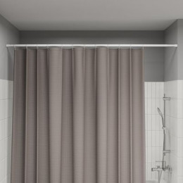 Карниз для ванной комнаты IDDIS Elegante 110-200 см, белый матовый (SRW0120i14)