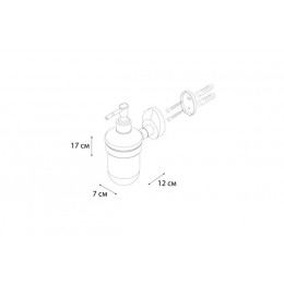 Дозатор жидкого мыла FIXSEN Europa (FX-21812)