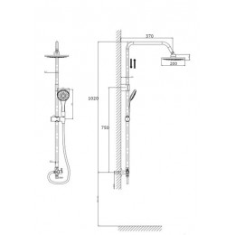 Душевой комплект RUSH Bella (BL4535-111)