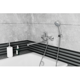 Смеситель для ванны с длинным поворотным изливом RUSH Edge (ED7735-51)
