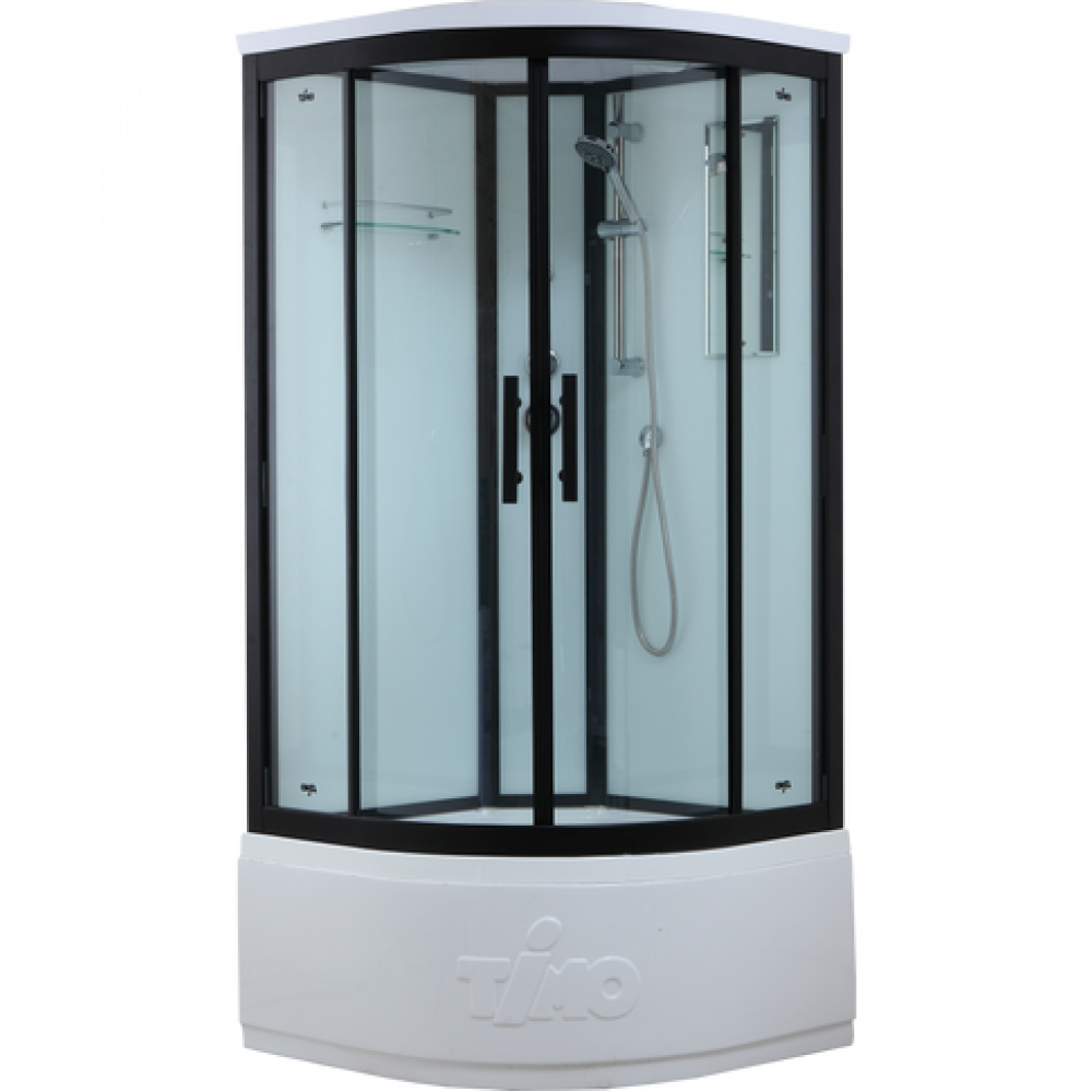 Душевая кабина Timo Standart Black 90*90*220  (T-6690B)