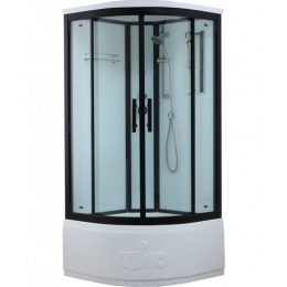 Душевая кабина Timo Standart Black 90*90*220  (T-6690B)