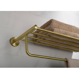 Полка для полотенец Timo золото матовое Saona (13058/17)