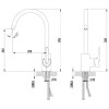 Смеситель для кухонной мойки Lemark Mars (LM3505C)