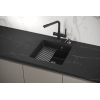 Кухонная мойка GRANULA Kitchen Space (4501U, ЧЁРНЫЙ)