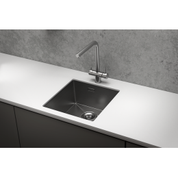 Кухонная мойка GRANULA (4445U, СТАЛЬ САТИН)