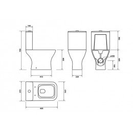 Унитаз-компакт IDDIS Torr безободковый (TORRDSEi24)