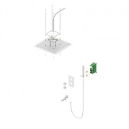 Душевая система встроенная с термостатом Timo Petruma белый матовый (SX-5019/16SM)