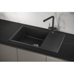 Кухонная мойка GRANULA ESTETICA (7807, ЧЁРНЫЙ)
