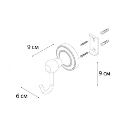 Крючок FIXSEN Style одинарный (FX-41105)