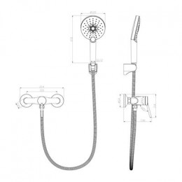 Смеситель для душа Lemark Minima (LM3803C)