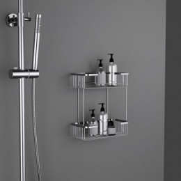 Полка двойная Timo Saona хром (13083/00)