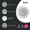 Коврик для ванной комнаты, 55 см, микрофибра, серый IDDIS (DTR01P5i12)