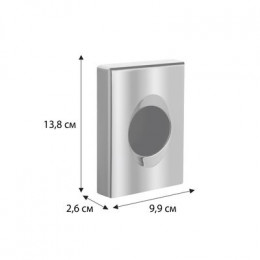 Диспенсер для гигиенических пакетов Fixsen HOTEL пластик хром (FX-31028)